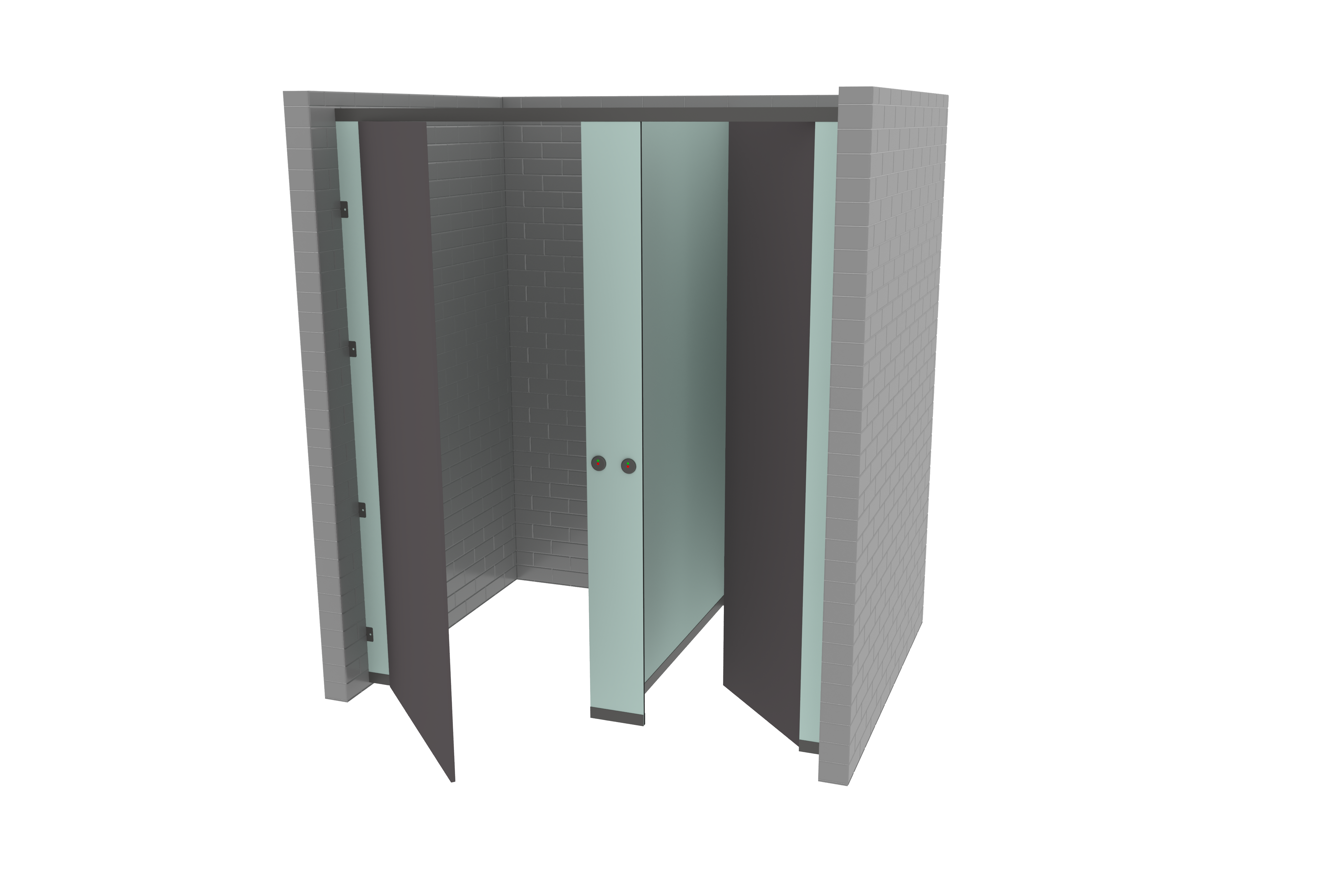 Double Enclosed - Left Hand Disabled