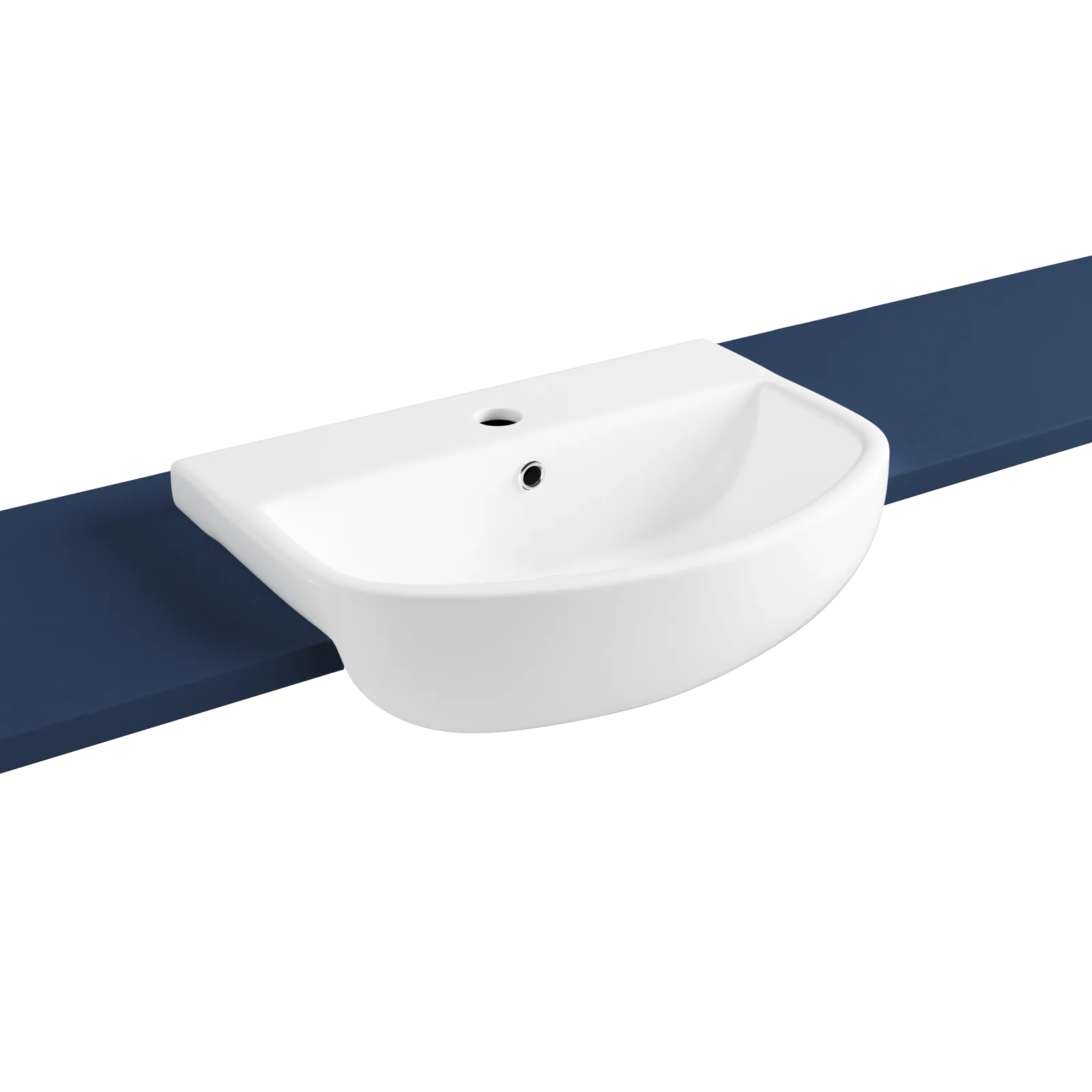 Lecico Atlas Semi Recessed Basin - 500mm